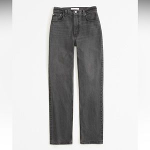 Abercrombie Ulta High Rise 90s Straight Jean
